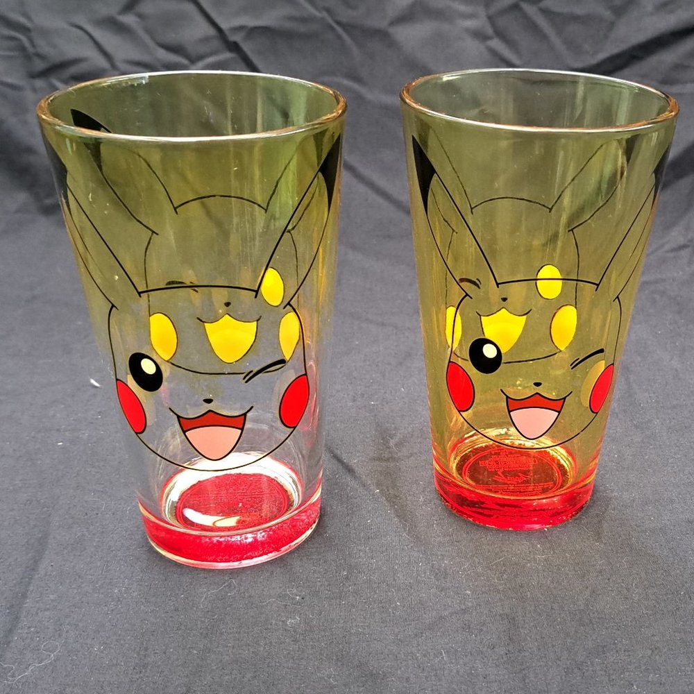 2015 Pokemon Pikachu Pint Glasses